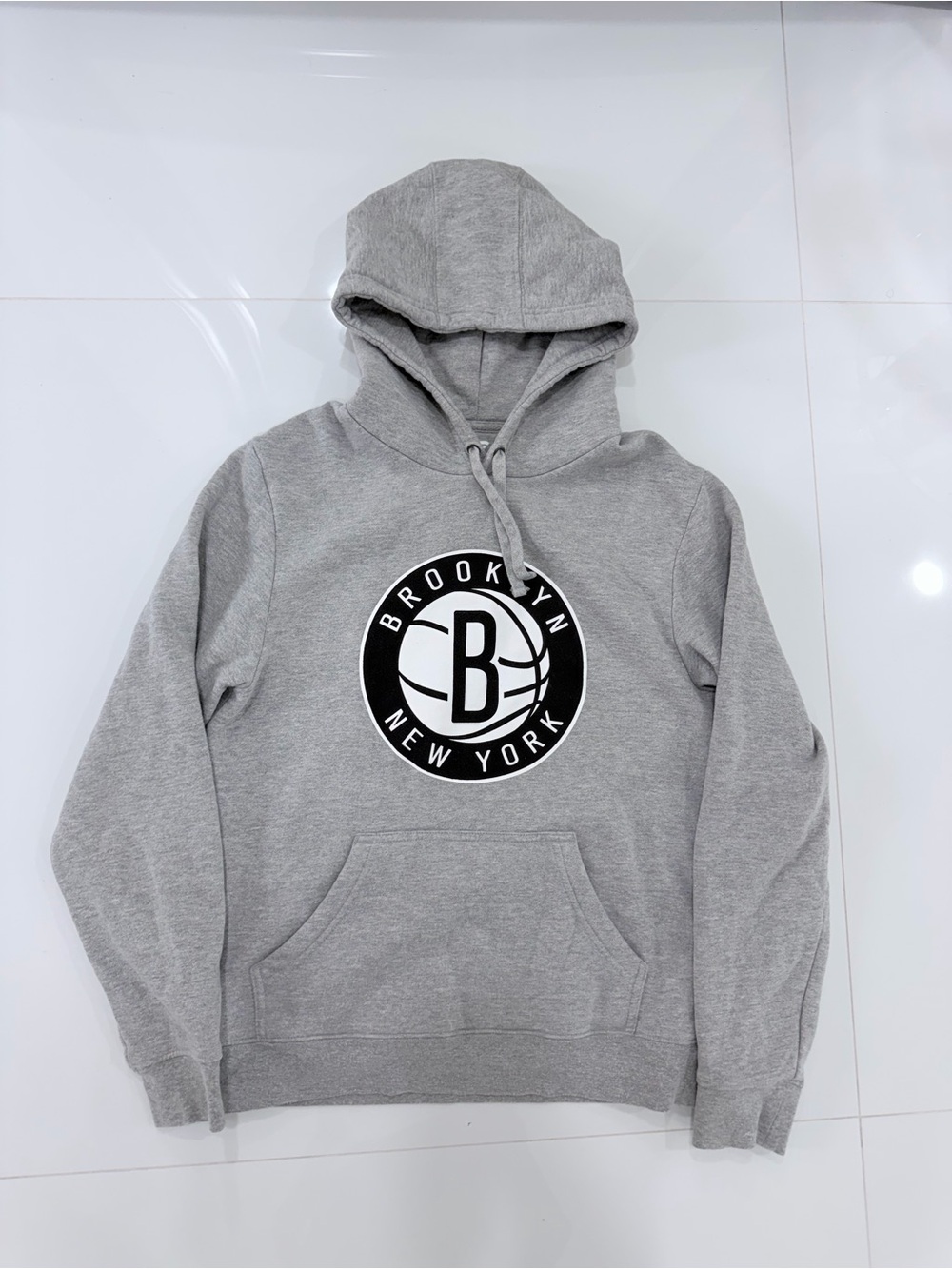 Fanatics Grey Brooklyn New York Pullover Hoodie